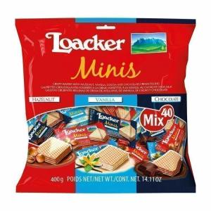 ローカー ミニーズ Loacker ウエハース イタリア アソート 大袋 まとめ買い ミックス 40P