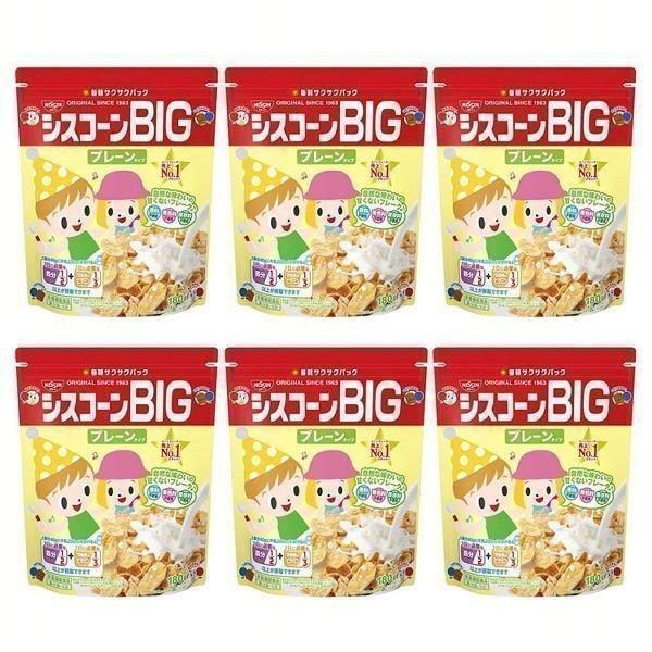 6個 シスコーン BIG プレーンタイプ   日清シスコ (D)