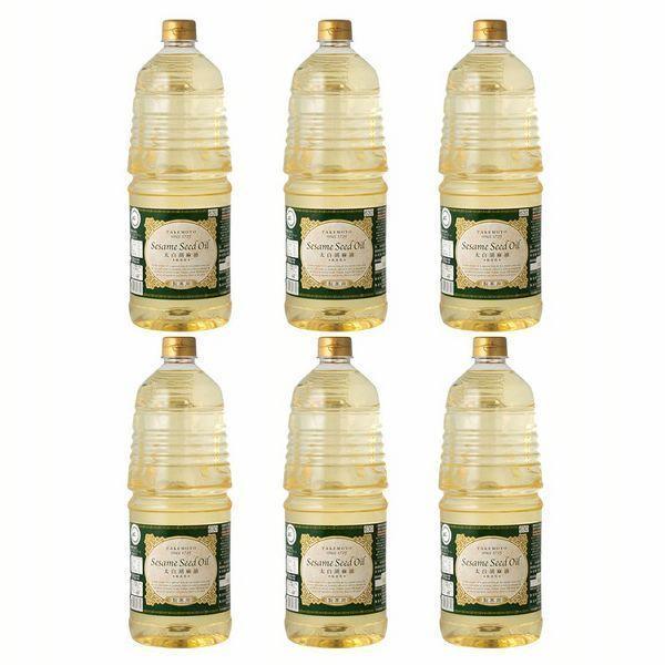 ごま油 製菓用 6本 太白 胡麻油 ペットボトル 1650g 竹本油脂 製菓 製パン ゴマ油 大容量