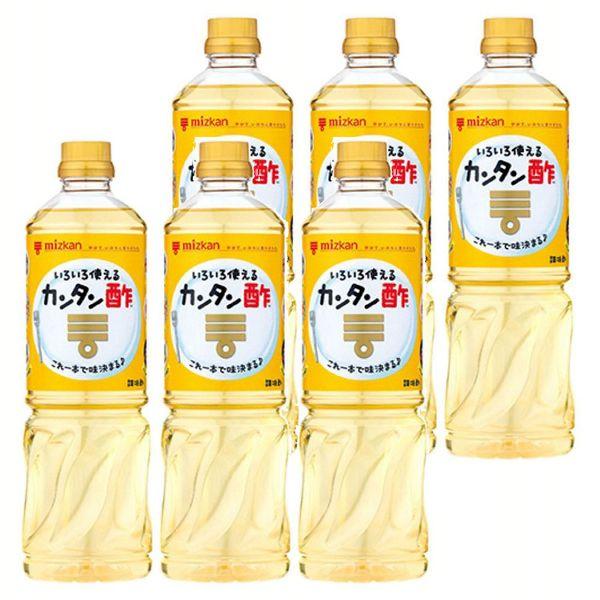 カンタン酢 1L 6本 大容量 ビネガー 簡単 調味料 ピクルス ミツカン 66276 (D)