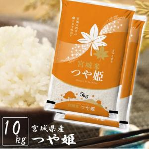 米10kg (5kg×2袋) 米 10kg お米 おこめ 白米 こめ 令和7年産 宮城 つや姫 うるち米 1等米使用 甘みと香り * (TD)