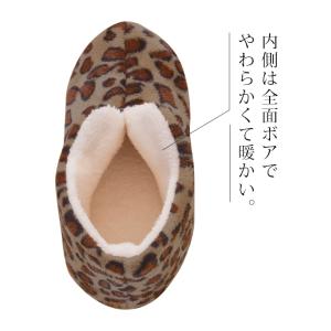 ルームブーツ スリッパ あったか ボア 軽量 ...の詳細画像2