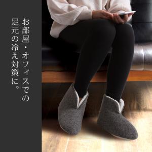 ルームブーツ スリッパ あったか ボア 軽量 ...の詳細画像4