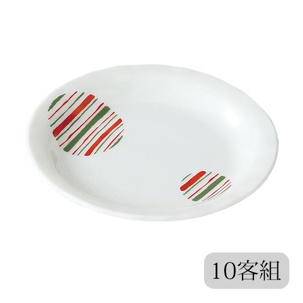 小皿   ゆらぎ小皿 錦十草 10客組 47945小さい 皿 セット 10客組 磁器 日本製