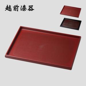 盆 丸 越前漆器 木製 漆塗り 上品 おすすめ 日本製 尺丸盆 朱 12-10302