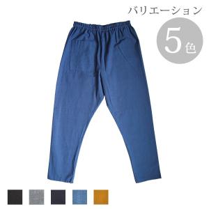 linen100% 洗いざらしが気持ちいい　　　　　ストライプシンプルもんぺ linen100% 洗いざらしが気持ちいい ストライプシンプルもんぺ