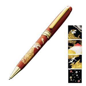 ミタニ ボールペン 和風 高級 山中塗 蒔絵 倍率2倍 漆芸 ルーペ 和柄