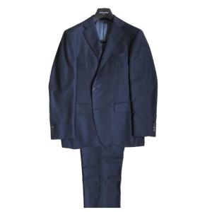 セール ミラショーン スーツ ブルー 無地 イギリスドーメル素材使用 秋冬物 メーカー正規品