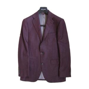 LARDINI ラルディーニ ブラウン ウール ロロピアーナ生地 チェック  