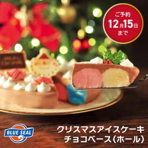 ブルーシールクリスマスアイスケーキ　チョコ�