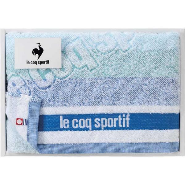 le coq sportif ルコック ビッグロゴ スポーツタオル ブルー B9055087（送料無...