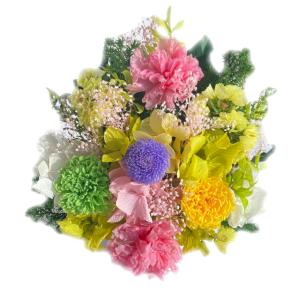 華やかなミニ仏花アレンジ バラなし オールプリ...の詳細画像2