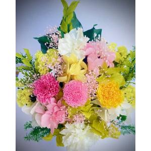 華やかなミニ仏花アレンジ バラなし オールプリ...の詳細画像5