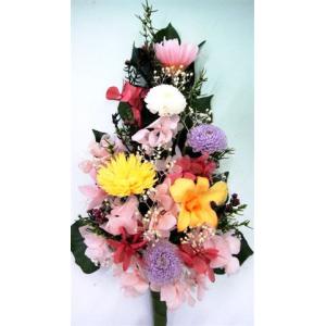 2個1対マムとアジサイの華やか仏花(プリザーブ...の詳細画像2