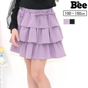 【新作TIMESALE】 フリルスカート リボンスカート ミニ丈 子供服 キッズ ジュニア 女の子 無地 シンプル 100 110 120 130 140 150