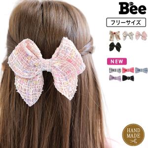 リボンヘアアクセサリー 女の子 子供服 こども服 子ども服 キッズ 夏 春 秋 冬 オールシーズン F フリーサイズ 結婚式 発表会｜kodomofuku-bee