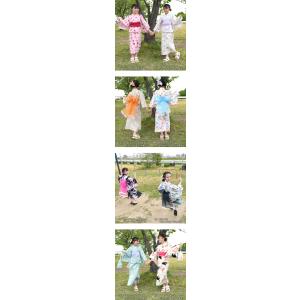 【浴衣TIMESALE】 浴衣 子供 3点セッ...の詳細画像4