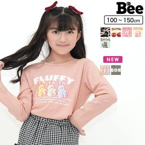 プリントTシャツ 男の子 女の子 子供服 キッズ 綿100％ 長袖 100 110 120 130 140 150｜kodomofuku-bee