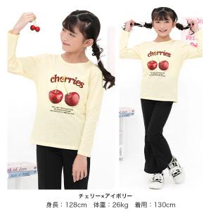 プリントTシャツ 綿100% トップス 長袖 ...の詳細画像2