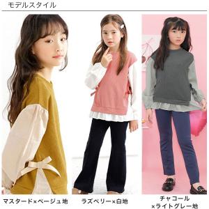 【最大1,000円OFF】 重ね着風トップス ...の詳細画像2