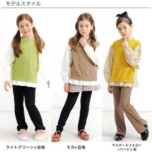 【最大1,000円OFF】 重ね着風トップス ...の詳細画像3