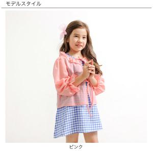 サマーカーディガン トップス 長袖 子供服 キ...の詳細画像4