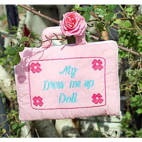 布おもちゃ布人形 布の着せ替え人形バッグ 　 My Dress me up Doll　　マイ ドレス...