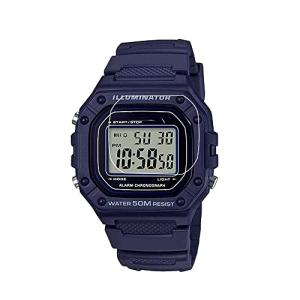 Zshion 液晶保護フィルム Casio W-218H シリーズ 用 超薄型 高透過率 気泡ゼロ 反射防止 全面保護 簡単に貼れますW-218H 専