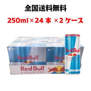 レッドブル シュガーフリー　250ml × 24本 × 2ケース　エナジードリンク　送料無料（沖縄、離島は配送不可）