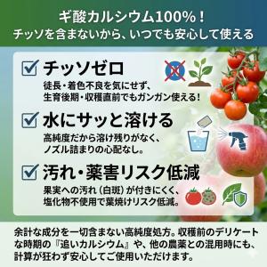 有機酸カルシウム肥料 スイカル 1.0kg 葉...の詳細画像3
