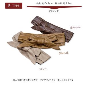 ベルト レディース 太い 大人 リボンベルト ...の詳細画像5