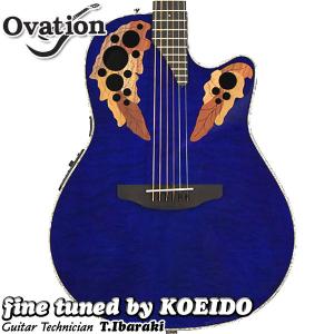 Ovation Celebrity Elite Plus CE44P-8TQ-G (ストラップ、スペア弦付き！)　オベーション　エレアコ｜koeido1