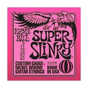 ERNIE BALL #2223 Super Slinky エレキギター弦　アーニーボール