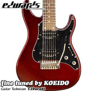 （入荷しました）EDWARDS E-SNAPPER-7 Morioka Custom "Red Garnet" 森丘直樹シグネチャーモデル　エレキギター　7弦モデル｜koeido1