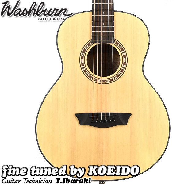 Washburn ミニアコースティックギター G-MINI 5 Natural（クリップチューナー、...