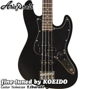 Aria ProII STB-BLACK（クリップチューナー付き） アリア エレキベース 限定モデル｜koeido1