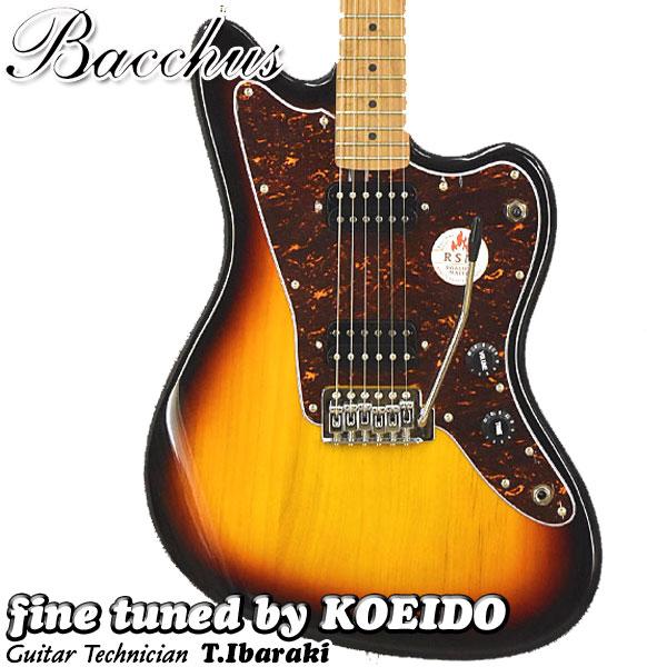 Bacchus BJM-3-RSM/M 3TS（ストラップサービス中）バッカス　エレキギター ジャズ...