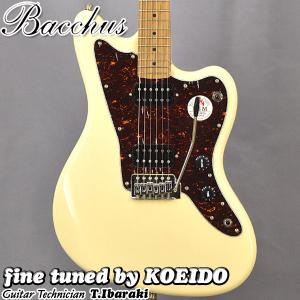 Bacchus BJM-3-RSM/M OWH（ストラップサービス中）バッカス　エレキギター ジャズマスター 初心者　入門用｜koeido1