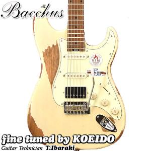 Bacchus BSH-AGED/RSM OWH-AGD（スペア弦、ストラップサービス中）バッカス　エレキギター エイジド加工｜koeido1
