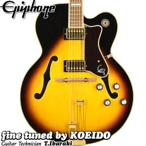 Epiphone Broadway Vintage Sunburst (クリップチューナー付き) エピフォン　エレキギター　フルアコ