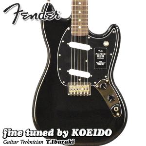 【訳あり】Fender Mexico Mustang ムスタング Fender（フェンダー） Fender Chilli Beans. Moto Mustang Black(Fine