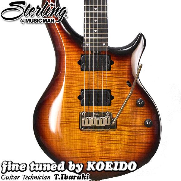 Sterling by MUSICMAN MAJ200XFM Blood Orange Burst ...