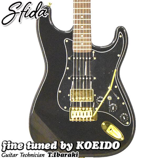 Sfida SST-550 BK エレキギター（ストラップサービス中）ストラトキャスター