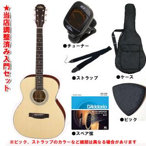 アコースティックギター 入門セット Aria  ARIA-201 初心者セット フォークギター (レビュー特典付き)(女性にもお勧め)決算特価