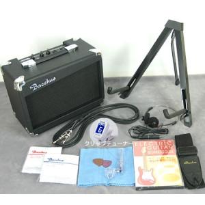 Bacchus エレキギター用 小物11点セット（アンプ付き）
