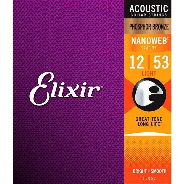 Elixir Phosphor Bronze Acoustic Guitar Strings Lig...