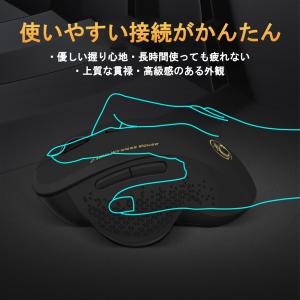 マウス ワイヤレス 無線 ワイヤレスマウス ゲ...の詳細画像3
