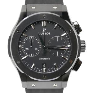 HUBLOT ウブロ クラシック・フュージョン クロノグラフ ブラックマジック 腕時計 自動巻き ブラック 521.CM.1171.RX メンズ 中古 美品｜koera