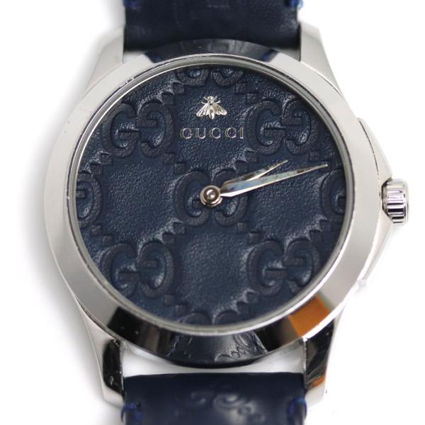 GUCCI グッチ Gタイムレス 腕時計 電池式 YA1264032/126.4 メンズ 中古