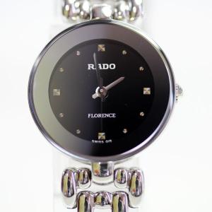 RADO ラドー FLORENCE フローレンスレディース腕時計 クオーツ 318.3744.4黒文字盤 中古 あすつく MT2065｜koera